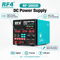 Alimentation électrique numérique DC RF4 3005D, surveillance du courant en temps réel, localisation rapide des défauts pour la réparation de téléphones et d'électronique