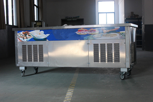 Vevor ถาดทำไอศกรีมเครื่องทำไอศกรีมแผ่นเย็นผัดไอศกรีมเชิงพาณิชย์จากประเทศไทย - Product Image 2