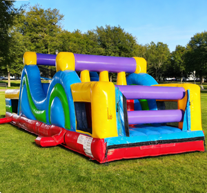 Parcours d'obstacles gonflable <span class=keywords><strong>de</strong></span> 40 pieds / château gonflable commercial en liquidation, château gonflable / château gonflable à sauter commercial à vendre - Product Image 1