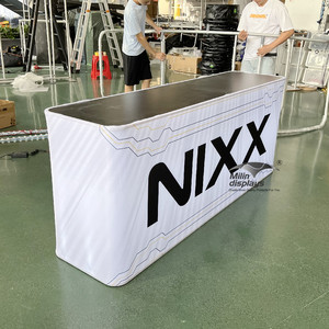 Tùy chỉnh 6ft dài triển lãm thương mại triển lãm truy cập bảng triển lãm tiếp nhận bảng thương mại công bằng đèn LED hiển thị đứng - Product Image 1