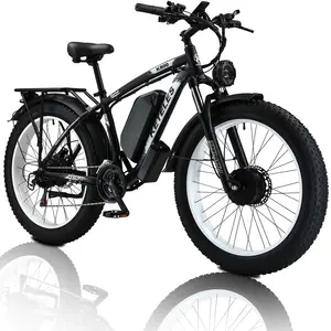 2000 W KETELES K800 Elektro-Fettreifen-Baike 26 Gelände-E-Bike mit herausnehmbarem 48 V 23 AH Akku für Berge, Strände, Schnee