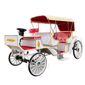 ZOWN Chariot de Mariage Électrique de Luxe Vintage de Haute Qualité pour Extérieur, Type Citrouille de Cendrillon - Product Image 3