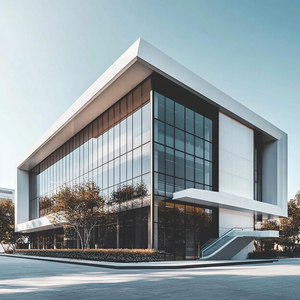 Kết cấu thép thương mại ba tầng thép văn phòng prefab kho thép đúc sẵn tòa nhà siêu thị - Product Image 4