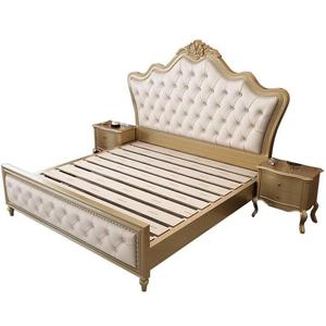 <span class=keywords><strong>Lit</strong></span> King Size <span class=keywords><strong>de</strong></span> Luxe Européen Minimaliste Français Rembourré en Cuir Plate-forme en <span class=keywords><strong>Bois</strong></span> Double Master Queen Lits en <span class=keywords><strong>Bois</strong></span> - Product Image 4