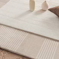 Tapis turcs modernes de luxe sur mesure, tapis de salon en laine dorée, tapis géométriques légers