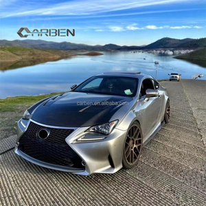 Applicabile per l'aggiornamento del cofano motore multiporoso in fibra di carbonio per i modelli Lexus RC200T, RC300 e RC350 dal 2014 al 2017 - Product Image 6