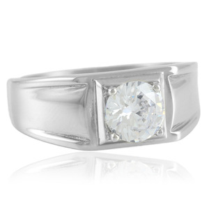 Women's Topaz Ring Claw Setting Geometric Design Everyday Wear Jewelry 210172 - Product Image 4