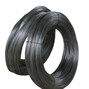 Kaplı yağ temperli çelik tel yay siyah tavlanmış demir tel tırnak yapımı için Q195 Q235 Sae1006 Sae1008 1.5mm tel bobin çubuğu