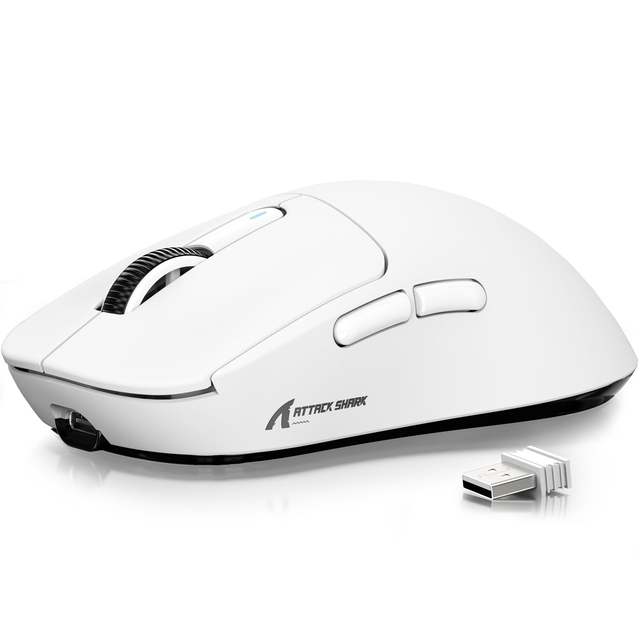 ATTACK SHARK X3 Wireless Gaming Mouse PAW3395 Superlight 49g SUPERLIGHT, PixArt PAW3395 Gaming Sensor