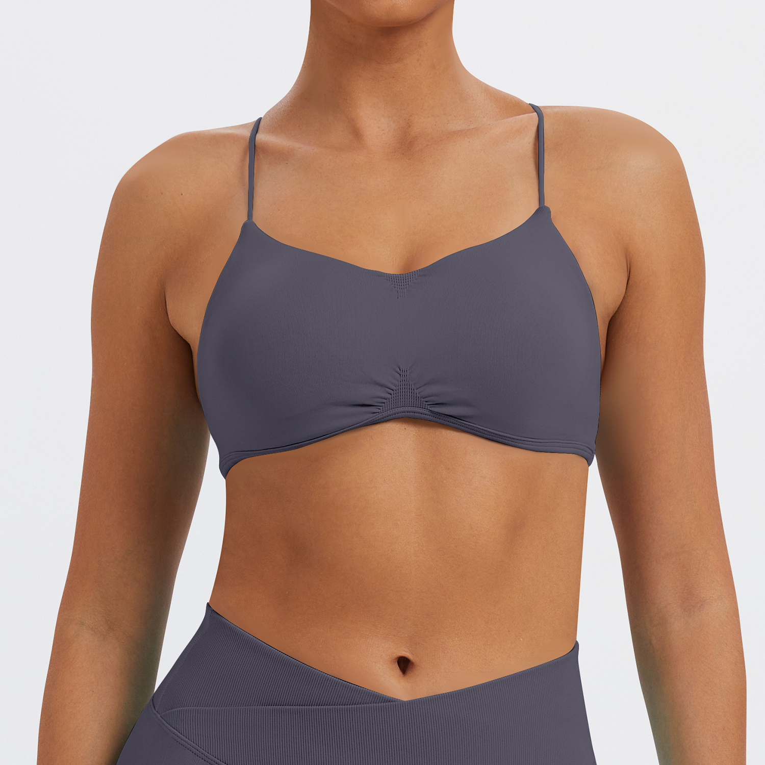 Soutien-gorge gris foncé