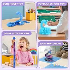 Juguete Sensorial de Plástico con Forma de Serpiente Congelada - Elástico, Suave y Flexible, Juguete Antiestrés para Adultos y Niños - Product Image 4