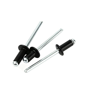 Rivets aveugles à grande bride de 3,2 mm, 4 mm, 4,8 mm, en aluminium et acier, à tête ronde ouverte - Product Image 1
