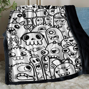 Mantas Sublimadas con Logotipo Personalizado al por Mayor, Manta de Franela Suave y Cálida <span class=keywords><strong>Karol</strong></span> <span class=keywords><strong>G</strong></span> - Product Image 5