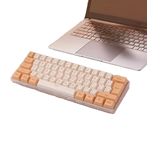 คีย์บอร์ดเกมมิ่งขนาดเล็กแบบพกพา 61 ปุ่ม แบบมีสาย USB-C รองรับการเปลี่ยนสวิตช์ได้ (Hot-Swappable) ไฟ RGB  พร้อมสวิตช์แบบเมมเบรนสีแดง  ไฟ LED Backlit  ออกแบบตามหลักสรีรศาสตร์ กันน้ำ สำหรับพีซี - Product Image 6