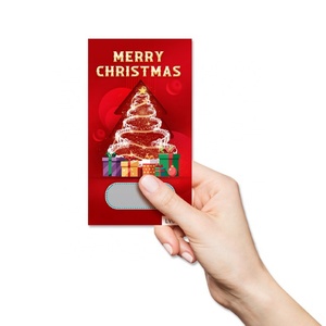 Promotions de cartes-cadeaux à gratter gagnantes, papier à gratter personnalisé, impression offset couleur, réductions sur les commandes en gros - Product Image 4
