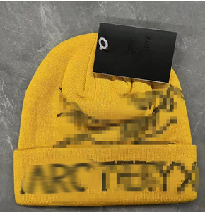 2025 Mùa Thu Mùa Đông Bộ Sưu Tập Đa Năng 100% Len Dệt Kim Mũ Thêu Ấm Áp Thời Tiết Lạnh Phong Cách Mới Trong Kho Mũ Len - Product Image 4