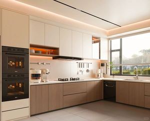 Vente directe d'usine de meubles de cuisine modernes et d'ensembles d'armoires avec des designs personnalisables à des prix avantageux - Product Image 1