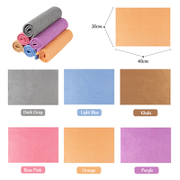 Paño de Limpieza de Microfibra Multiusos, Suave, Sin Bordes, Altamente Absorbente, Colorido y Personalizado, para Ventanas y Cocina, de Proveedor de Fábrica