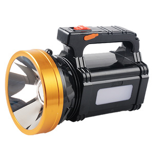 Projecteur LED portable rechargeable haute puissance, lampe de secours extérieure avec batterie Li-Ion et corps en plastique - Product Image 1