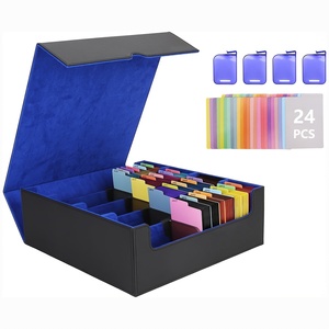 <span class=keywords><strong>Caja</strong></span> de Almacenamiento <span class=keywords><strong>para</strong></span> Tarjetas MIO <span class=keywords><strong>con</strong></span> Capacidad <span class=keywords><strong>para</strong></span> Más de 3000 Tarjetas, <span class=keywords><strong>con</strong></span> 24 Separadores, Organizador de Mazos Grande <span class=keywords><strong>para</strong></span> Tarjetas Coleccionables y Artículos de Colección - Product Image 3