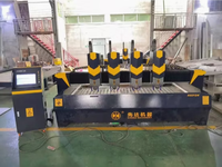 Graveur CNC multi-têtes à haute efficacité pour le marbre, le granit, les pierres tombales et les reliefs en pierre