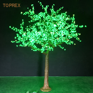 Toprexdecor trang trí tốt nhất ánh sáng 3456 ngoài trời nhân tạo Sakura hoa làm phong phú thêm màu sắc thay đổi LED hoa anh đào cây đèn - Product Image 5