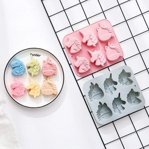 Molde <span class=keywords><strong>de</strong></span> Silicona <span class=keywords><strong>de</strong></span> Gran Tamaño con 6 Cavidades y 3 Diseños Ecológicos para Hacer Chocolate, Jabón, Cake Pops y Cubitos <span class=keywords><strong>de</strong></span> Hielo con Forma <span class=keywords><strong>de</strong></span> <span class=keywords><strong>Unicornio</strong></span> - Product Image 2