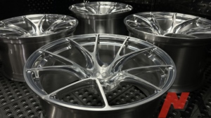 Đánh bóng rõ ràng cửa sổ chải mặt 6061-T6 hợp kim nhôm cho BMW F10 F90 M5 bánh xe 20 21 22 inch aftermarket vành - Product Image 6