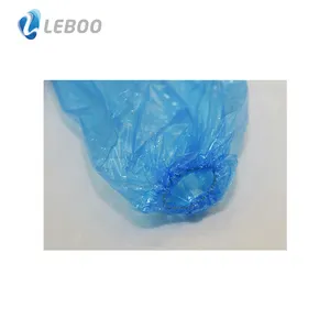 Manicotto in PE impermeabile usa e getta manicotti in plastica per dispos fatti a mano blu ISO approvato CE
