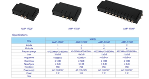 Highfly VHF/UHF 87-782MHZ amplificador de señal de 1 vía amplificador <span class=keywords><strong>CATV</strong></span> de 1 vía amplificador de señal de banda ancha de 1 salida - Product Image 2