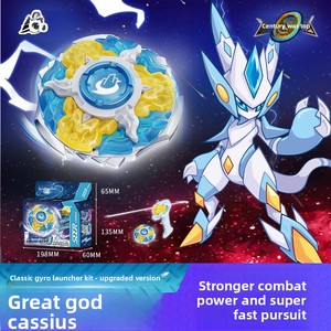 Saihong Century Battle Top Upgraded Edition Launch Set War God Gaia Thunder God Ray Plastic Sounding Spinning Top Toy for - Product Image 3