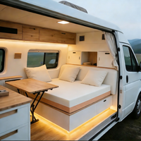 Matelas de camping-car de luxe confortable en mousse à mémoire de forme légère de 10 pouces, tailles personnalisées King/Queen/Double/Full, vente en gros d'usine