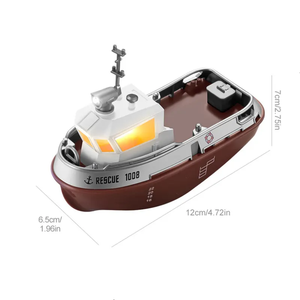 S820 RC <span class=keywords><strong>bateau</strong></span> 2.4G 1/32 puissant double moteurs sans fil électrique télécommande remorqueur modèle jouets pour enfants cadeau - Product Image 2