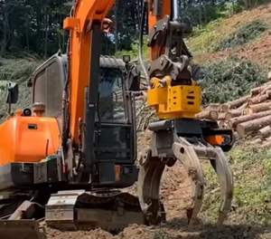 Pinza Idraulica per Escavatore, Sega per Macchine Forestali, 10-30 Tonnellate, Rotazione a 360 Gradi, Pinze per Afferrare Tronchi - Product Image 5