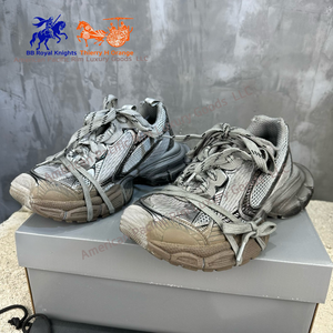 Chaussures décontractées pour hommes de qualité supérieure, style 3XL, nouvelles tendances, chaussures épaisses, légères, avec sangle, pour la course et la marche, Balenciagas - Product Image 3