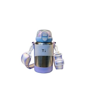 Pure Titanium Water Bottle With Straw Insulated Large Capacity For Children Students Back To School Use - Product Image 5