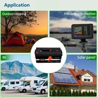 Baterai Lithium Ion prismatis 12V 300ah, perlindungan BMS IP65 dapat komunikasi garansi 5 tahun untuk rumah RV angin surya