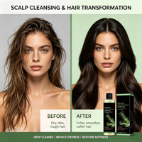 Sampo Pelembap Keratin Terhidrolisis Rosemary Pengontrol Minyak, Membuat Rambut Terlihat Lebih Tebal, Memperkuat Akar Rambut untuk Penggunaan Pribadi