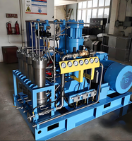 Compresseur d'oxygène à double tête haute pression sans huile 15 kW 10Nm3/h 20Nm3/h 30Nm3/h avec refroidissement par air