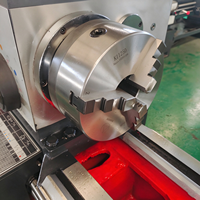 Mesin Bubut Horizontal TENAKS Precision CA6150 220V Akurasi Spindel Tinggi Sistem Pengumpanan Stabil Tugas Sedang untuk Pembuatan Perkakas