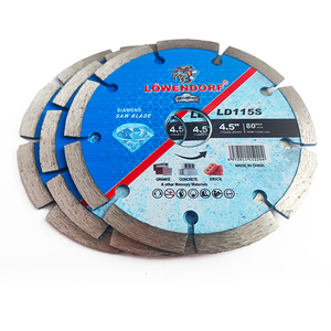 Disco Diamantato Segmentato da 4 1/2 Pollici per Calcestruzzo, Muratura, Terrazzo, Pietra, Granito, con Attacco da 7/8 Pollici per Smerigliatrice Angolare - Product Image 6