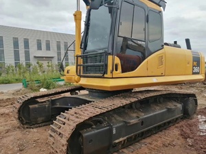 รถขุดไฮดรอลิกแบบตีนตะขาบ Komatsu PC360 pc350 pc400 pc300 พร้อมบุ้งกี๋ขุดดิน อุปกรณ์ก่อสร้างมือสอง - Product Image 4
