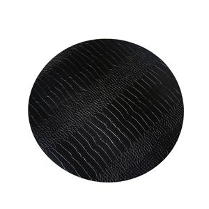 Set de table rond en PVC à motif crocodile, imperméable, résistant à la chaleur, design moderne et minimaliste - Product Image 4