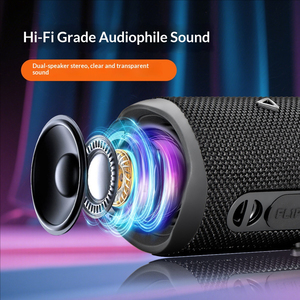 ลำโพงบลูทูธไร้สาย FL1P6 รุ่นใหม่ พกพาสะดวก ใช้ได้ทั้งในบ้านและนอกบ้าน วัสดุผ้า เสียงเบสหนักแน่น สเตอริโอ ชาร์จไฟได้ - Product Image 2