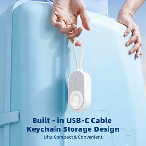 Hnt 2 in 1<span class=keywords><strong>ชาร์จ</strong></span>ไวไร้สาย<span class=keywords><strong>แบ</strong></span>บพกพาได้1200มิลลิแอมป์<span class=keywords><strong>ต</strong></span>่อชั่วโมงธนาคารพลังงานแม่เหล็กพวงกุญแจเดินทางสำหรับ iWatch 6/<span class=keywords><strong>7</strong></span>/8/9 - Product Image 3