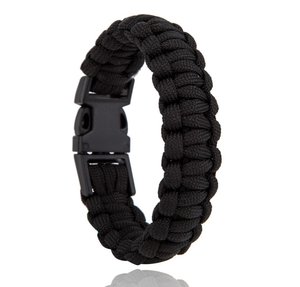 DFB729 Pulsera Táctica de Rescate para Hombre, Hecha de Cuerda Trenzada, Herramienta EDC Desmontable, Raspador, Silbato, Hebilla, Pulsera de Paracord - Product Image 5