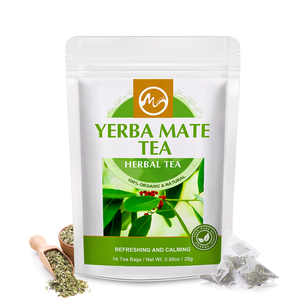 Yerba <span class=keywords><strong>Mate</strong></span> Premium Sin Humo, 60 Bolsitas de Té Bajas en Azúcar Hechas con Hojas de Yerba <span class=keywords><strong>Mate</strong></span> 100% Puras, Sin Aditivos. Yerba <span class=keywords><strong>Mate</strong></span> a Granel - Product Image 1