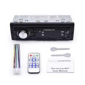 LCD radio de carro AUX input radio para 2 USB auto video autoradio 1 Din Stereo car audio radio system MP3 BT FM SD car dvd play