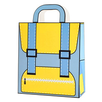 Cadeau d'anniversaire pour enfants, bonbons, biscuits, sac à dos scolaire de haute qualité, écologique, avec revêtement UV, laminage mat, gaufrage, coloré, mignon