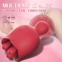 S-HANDE Vibratoren für Frauen Vibrator Rosenförmiger Brustwarzen-Massager Klitoris-Stimulator Rosen-Vibrator für Frauen